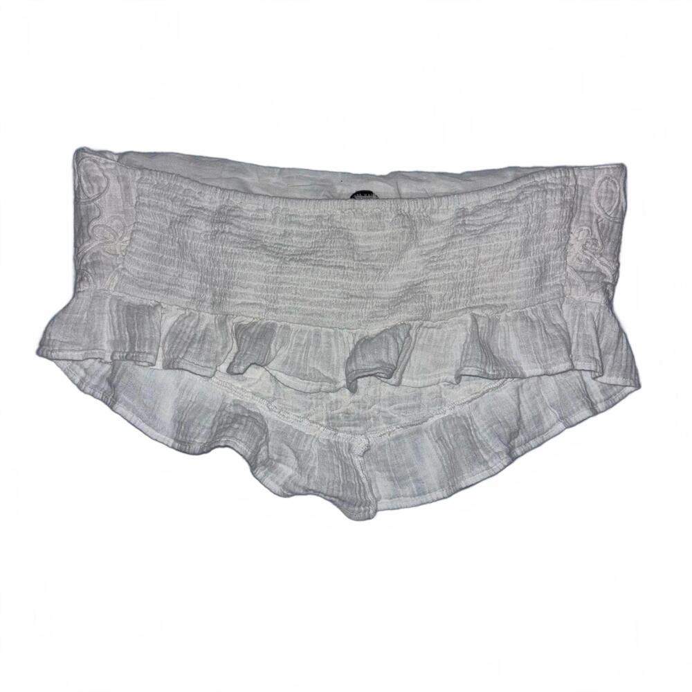 American eagle white swirl patterned smocked back… - image 2